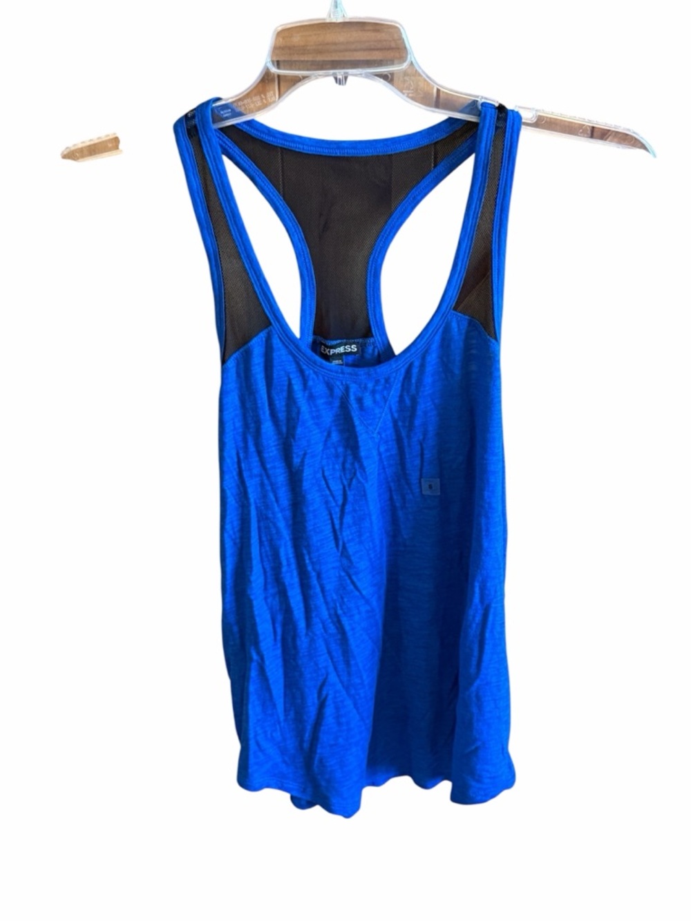 Express Blue Racerback Tank Top